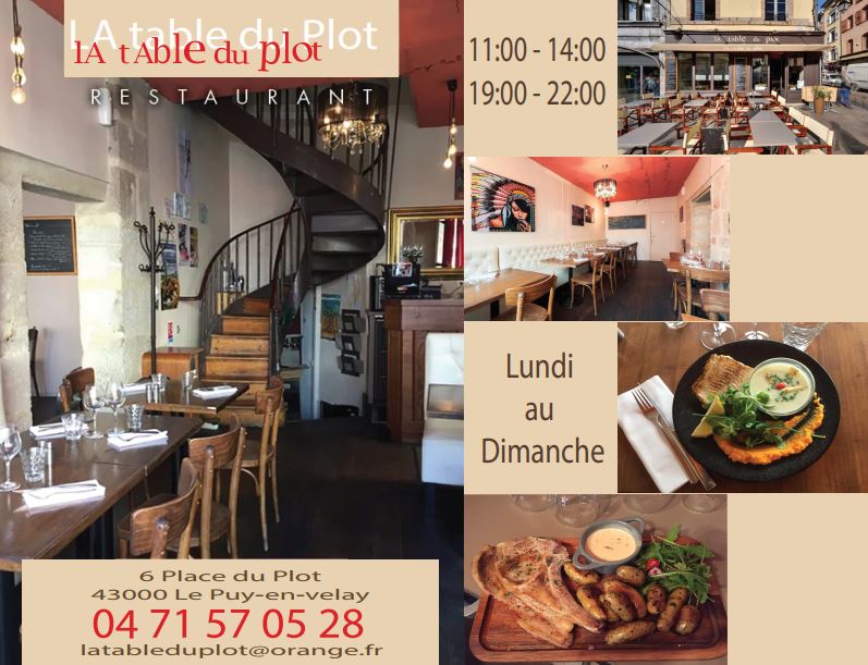 LA TABLE DU PLOT
